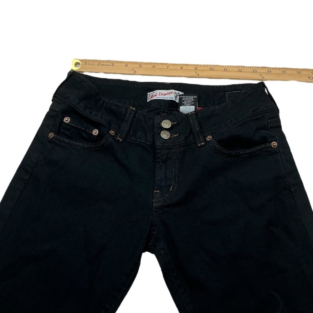 Red Engine Blue Cropped Jeans - Picture 8 of 12
